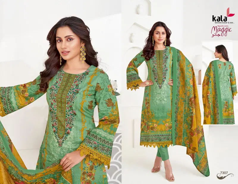 Kala Maggic Vol 22 Karachi Cotton Dress Material Collection